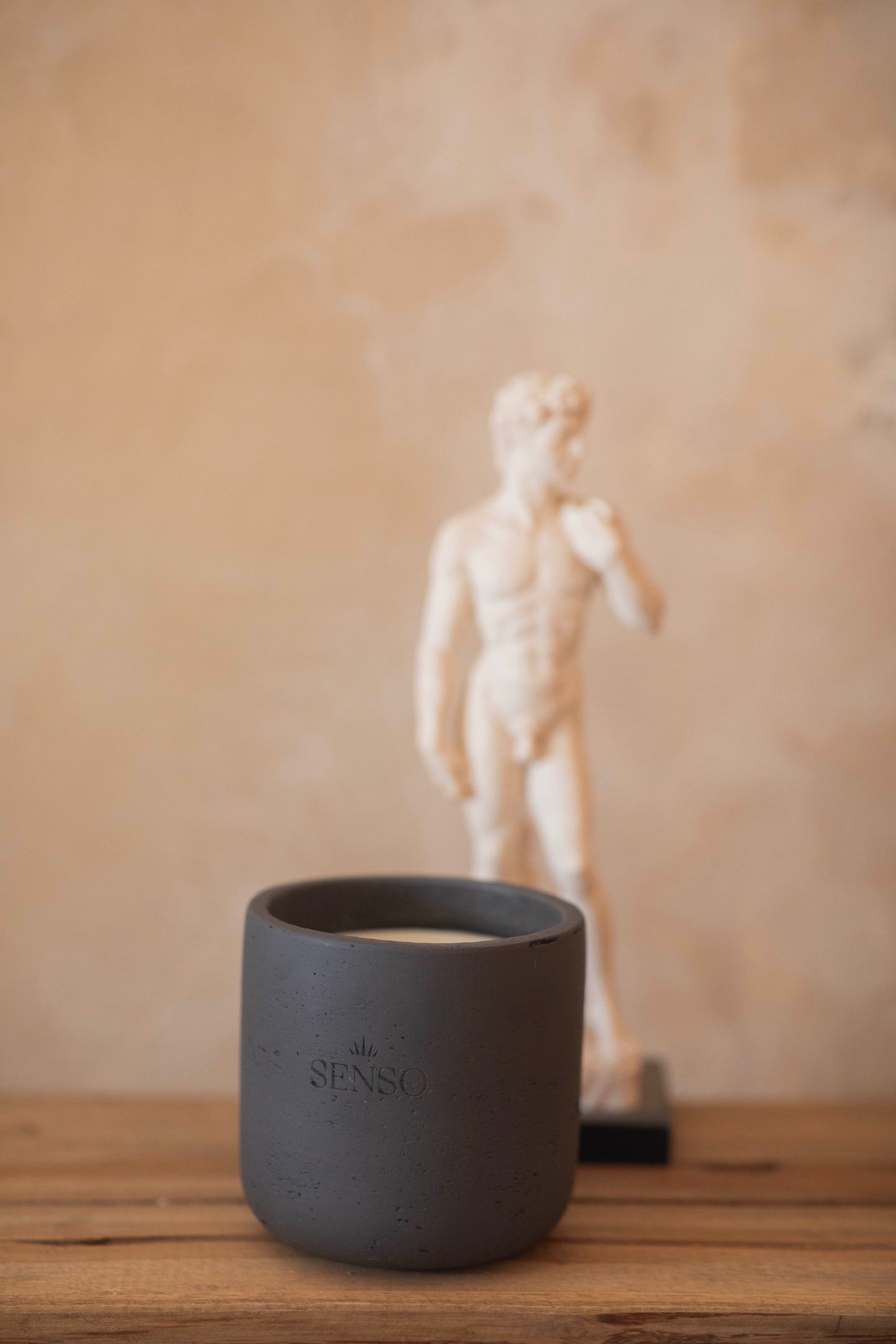 BARIN 120 candle Dark gray Small