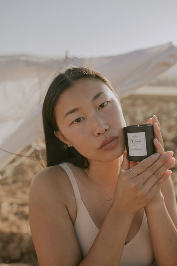 נר זכוכית שחור